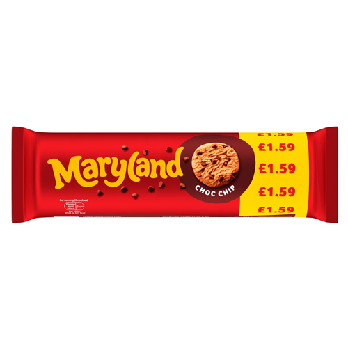 MARYLAND COOKIES CHOCOLATE CHIP PMP £1.59 200G
