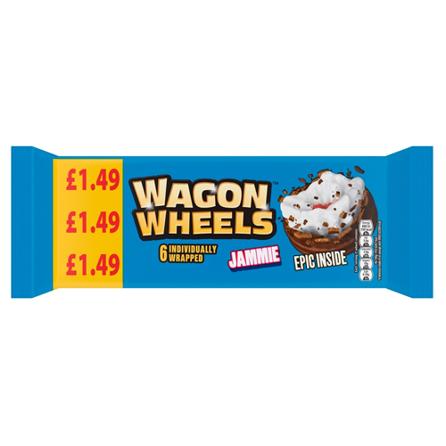 WAGON WHEELS JAMMIE PMP £1.49 228.6G