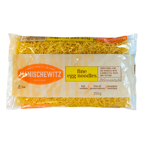MANISCHEWITZ FINE EGG NOODLES 250G