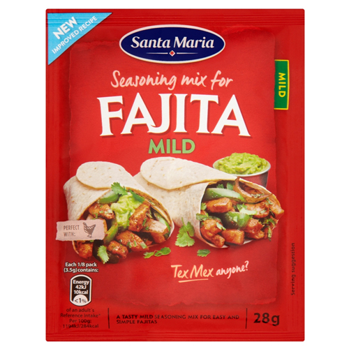 SANTA MARIA FAJITA SEASONING MIX MILD 28G