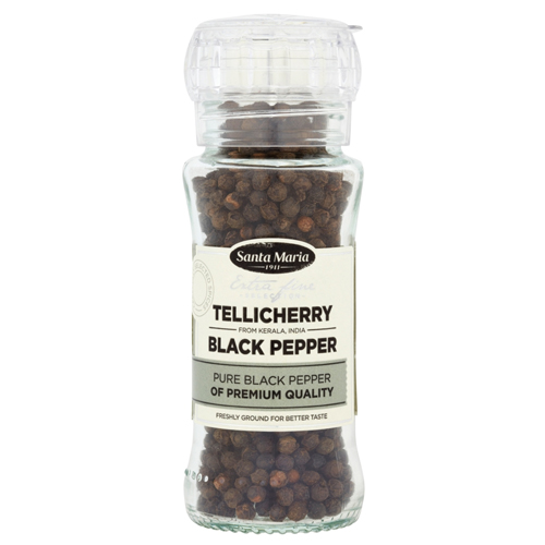 SANTA MARIA TELLICHERRY BLACK PEPPER GRINDER 70G