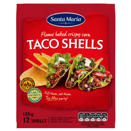 SANTA MARIA TACO SHELLS 135G