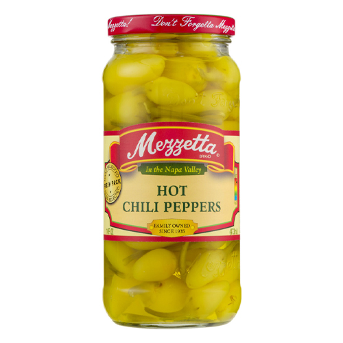 MEZZETTA HOT CHILLI PEPPERS 473ML