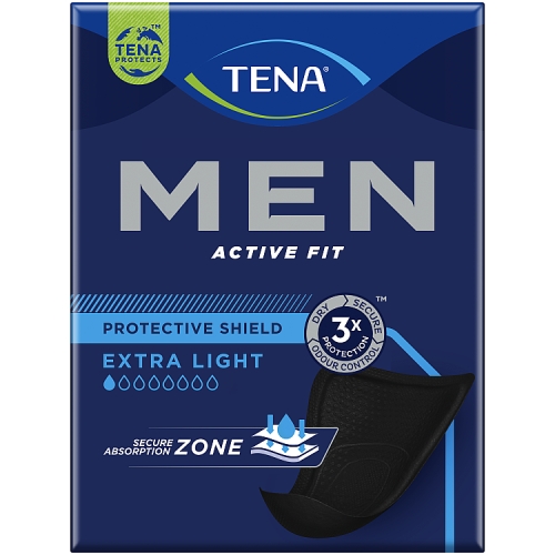 TENA MEN PROTECTIVE SHIELD INCONTINENCE 14PK
