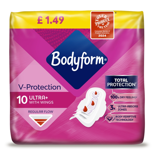 BODYFORM ULTRA NORMAL TOWEL 10PK