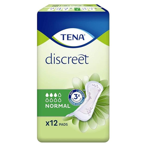 TENA LADY HYGIENE PADS NORMAL 12PK