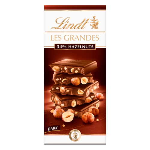 LINDT LES GRANDES DARK HAZELNUT 150G