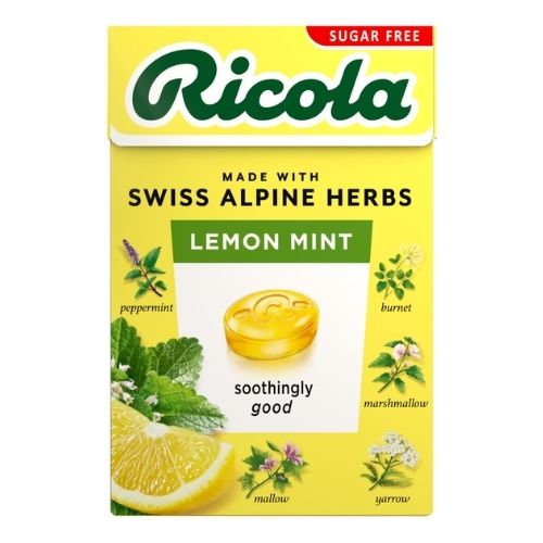 RICOLA LEMON-MINT SUGAR FREE BOX 10S 45G