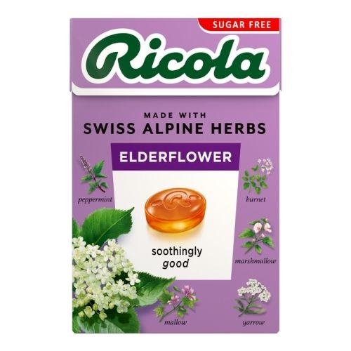 RICOLA ELDERFLOWER SUGAR FREE BOX 10S 45G