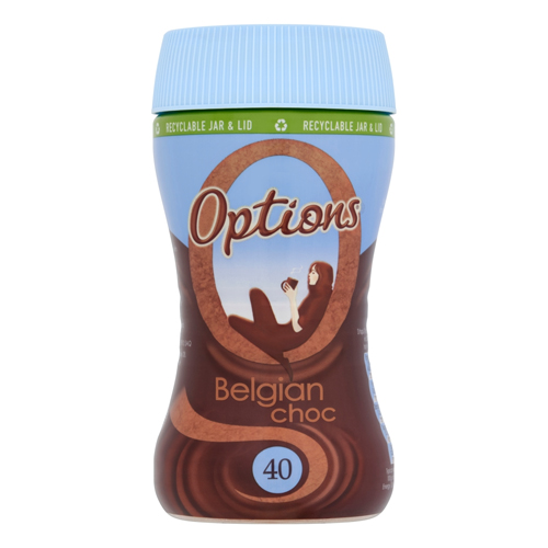OPTIONS INSTANT BELGIAN HOT CHOCOLATE DRINK 220G
