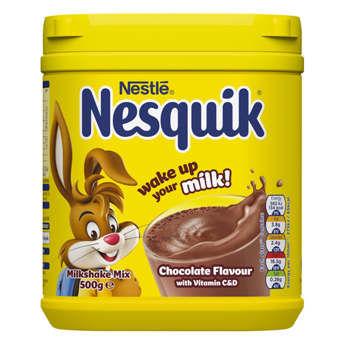 NESQUIK MILKSHAKE POWDER CHOCOLATE 500G