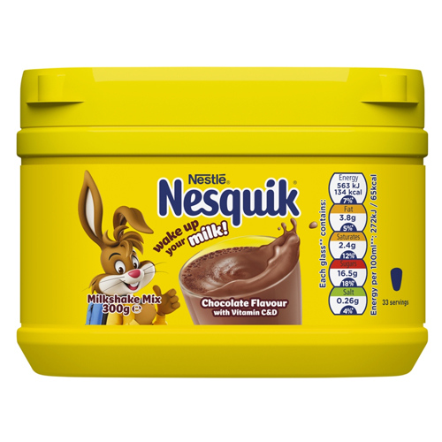 NESQUIK MILKSHAKE POWDER CHOCOLATE 300G
