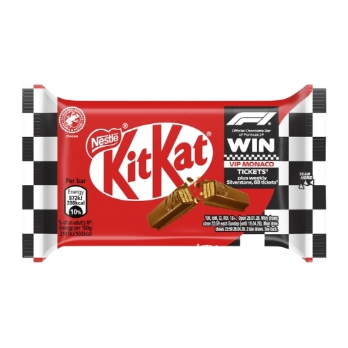 KITKAT 4 FINGER MILK CHOCOLATE BAR 41.5G