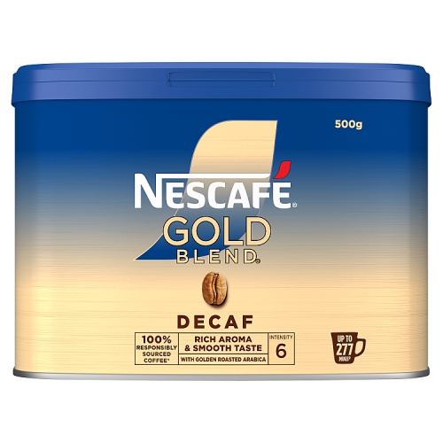 NESCAFE GOLD BLEND DECAF COFFEE 500G
