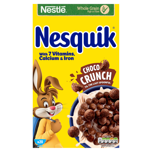 NESQUIK CHOCOLATE BREAKFAST CEREAL 625G