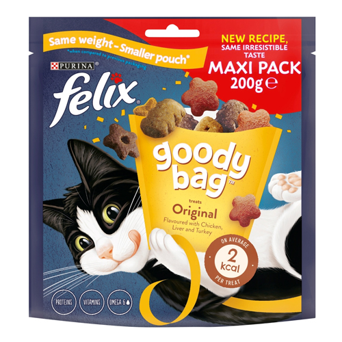FELIX GOODY BAG ORIGINAL MIX CAT TREATS 200G