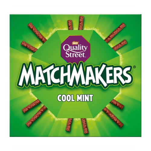 QUALITY STREET MATCHMAKERS COOL MINT CHOCOLATE BOX 120G