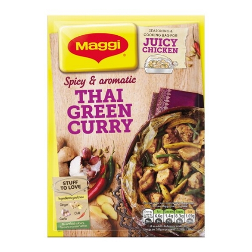 MAGGI SO JUICY GREEN THAI CURRY CHICKEN 43G