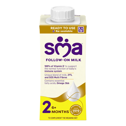 SMA PRO FOLLOW-ON MILK 6MTH+ 12X 200ML