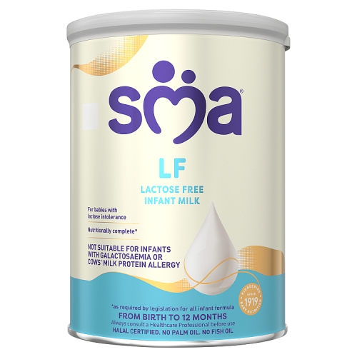 SMA LACTOSE FREE FORMULA FROM BIRTH 12X 400G