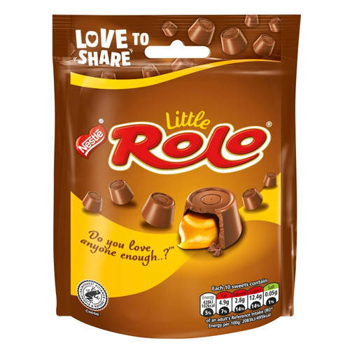 ROLO MILK CHOCOLATE CARAMEL SHARING BAG 103G