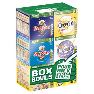 NESTLE MULTIPACK CEREAL BOX BOWLS 214G