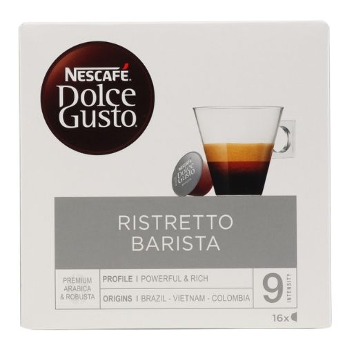 NESCAFE DOLCE GUSTO RISTRETTO BARISTA COFFEE PODS X16 112G