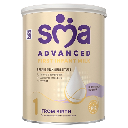SMA ADVANCED FIRST INFANT MILK FROM BIRTH 6X 800G