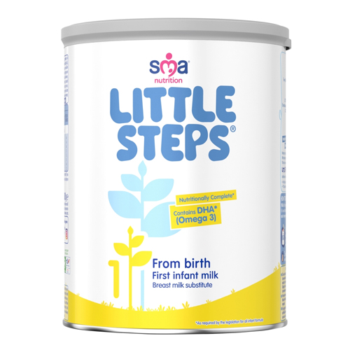 SMA LITTLE STEPS FIRST INFANT MILK FROM BIRTH 800G