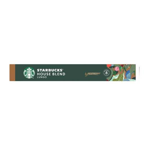 STARBUCKS NESPRESSO HOUSE BLEND LUNGO 10CAP 57G