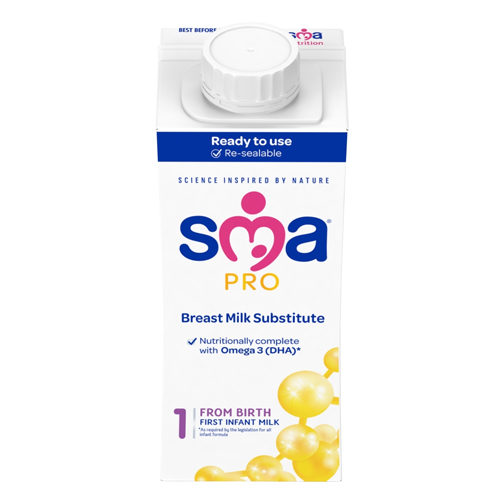 SMA PRO FIRST INFANT MILK FROM BIRTH 12X 200ML