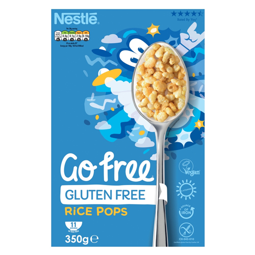 GO FREE RICE POPS 350G