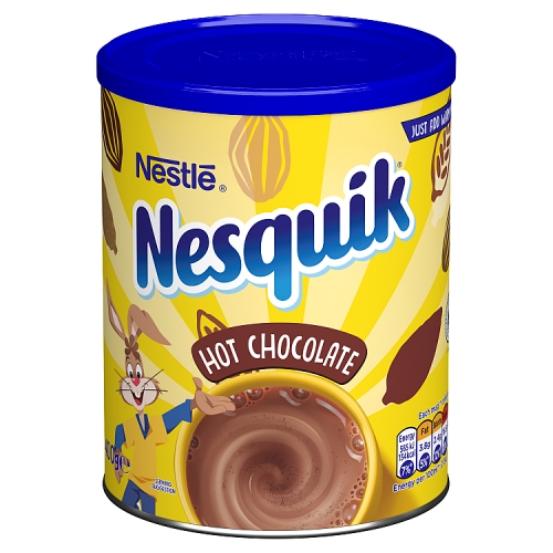 NESQUIK MILKSHAKE POWDER HOT CHOCOLATE 400G