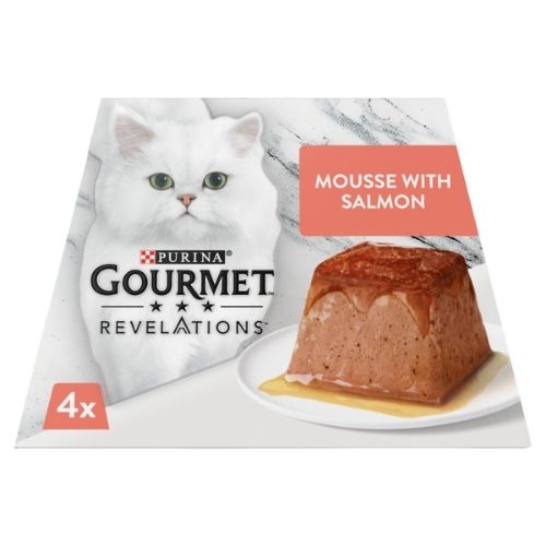 GOURMET REVELATIONS MOUSSE WITH SALMON 4PK 57G