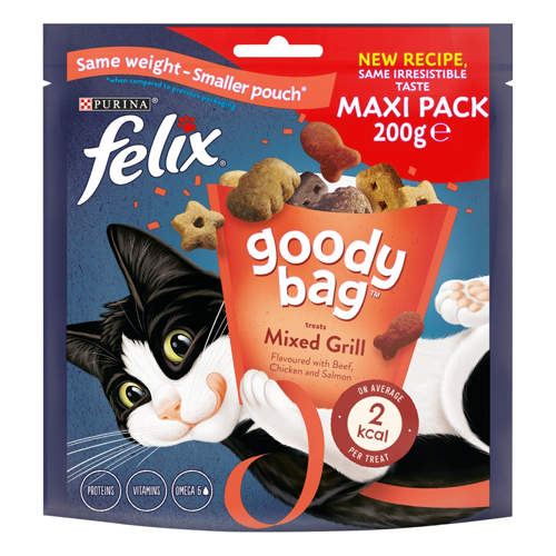 FELIX GOODY BAG MIXED GRILL CAT TREATS 200G
