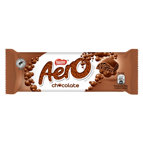 AERO BUBBLY MILK CHOCOLATE BAR 36G