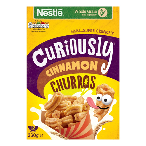 NESTLE CURIOUSLY CINNAMON CHURROS 360G