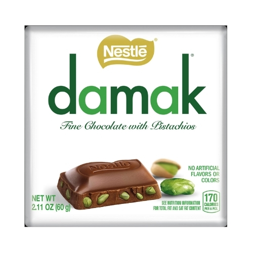 DAMAK PISTACHIOS CHOCOLATE BAR 60G