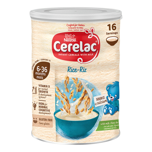 CERELAC RICE WITH MILK INFANT CEREAL , 6M+ 400G