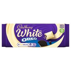 CADBURY OREO WHITE CHOCOLATE BLOCK 120G