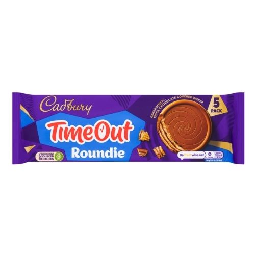 CADBURY TIME OUT 5 ROUNDIE 150G
