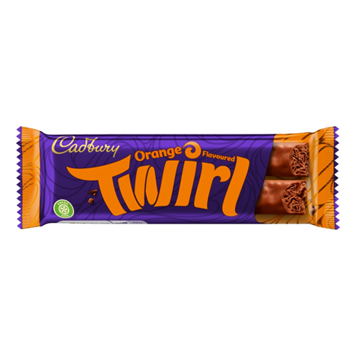 CADBURY TWIRL ORANGE CHOCOLATE BAR 43G