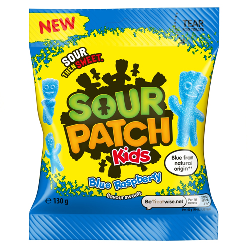 SOUR PATCH KIDS BLUE RASPBERRY POUCH 130G