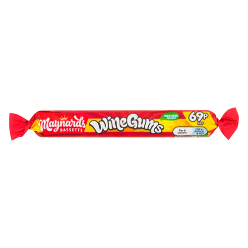 MAYNARDS BASSETTS WINE GUMS PMP 69 52G