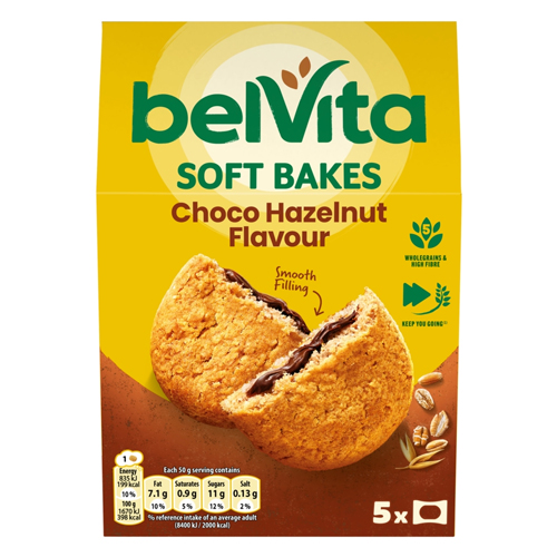 BELVITA SOFT FILLED CHOC BISCUITS 250G