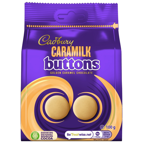 CADBURY CARAMILK BUTTONS 100G