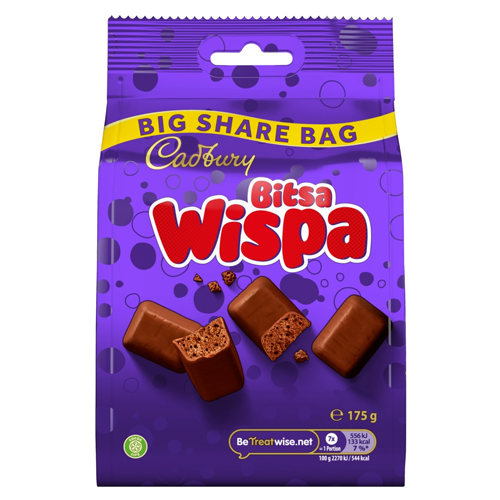 CADBURY BITSA WISPA BAG 175G
