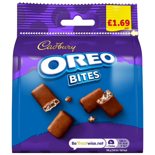 CADBURY OREO BITES CHOCOLATE PMP £1.69 85G