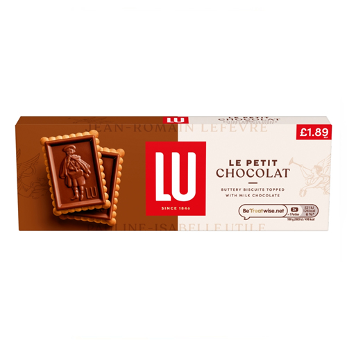 LU PETIT CHOCOLATE BISCUIT PMP £1.89 100G