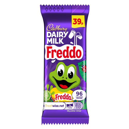 CADBURY DAIRY MILK FREDDO CHOCOLATE BAR PMP 39P 18G